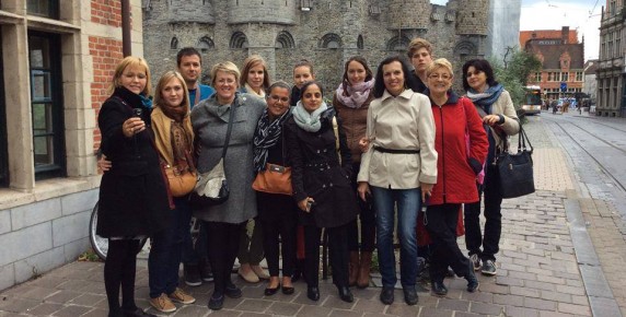 YWOLI project partners pictured in Gent, Belgium